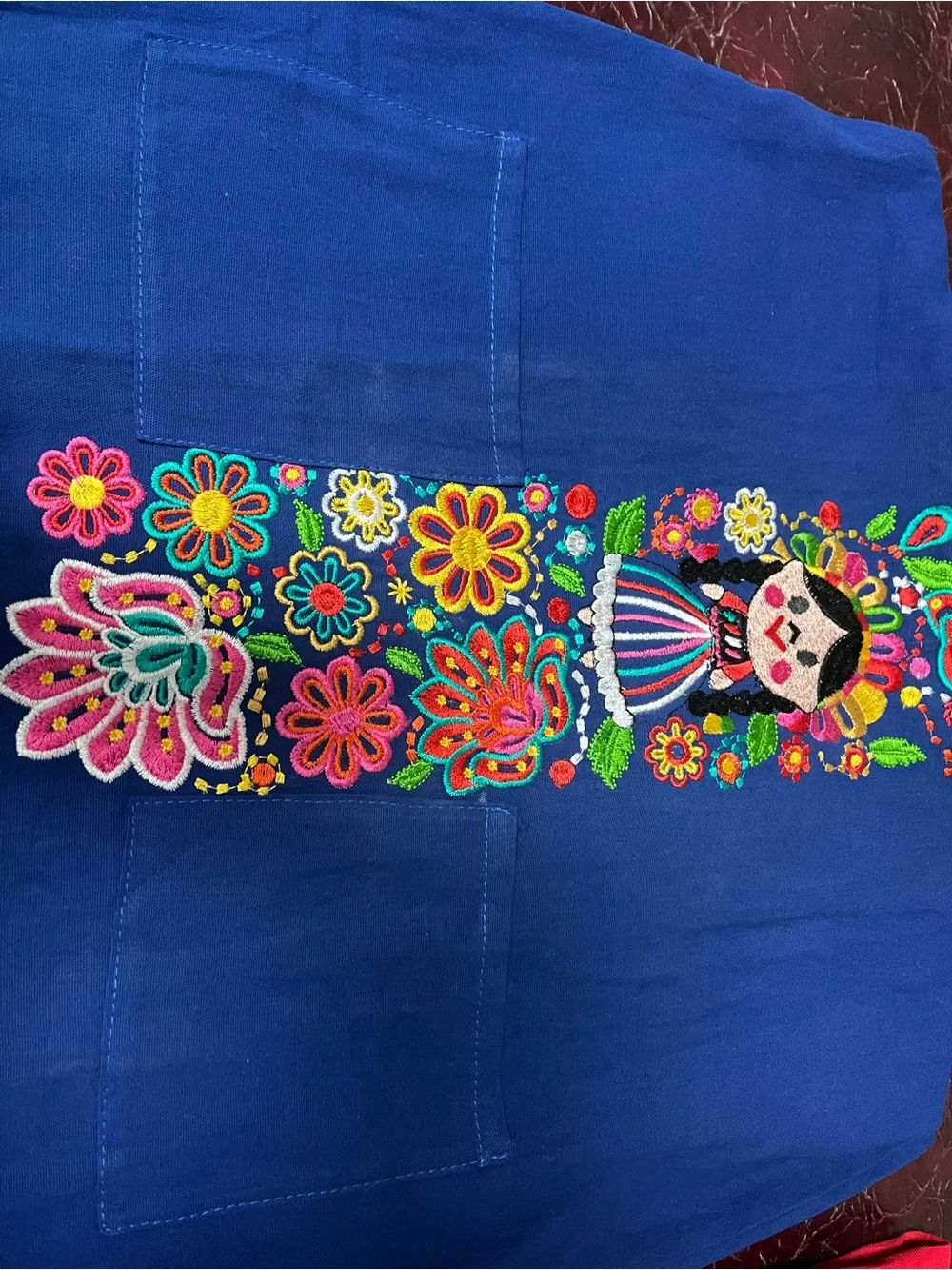 Handmade vibrant red